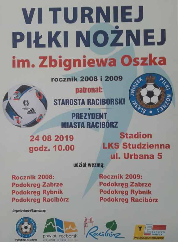 VI turniej piłki nożnej im. Zbigniewa Oszka