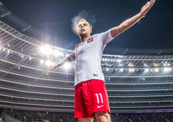 Kamil Grosicki rozegra pożegnalny mecz w reprezentacji Polski w Chorzowie