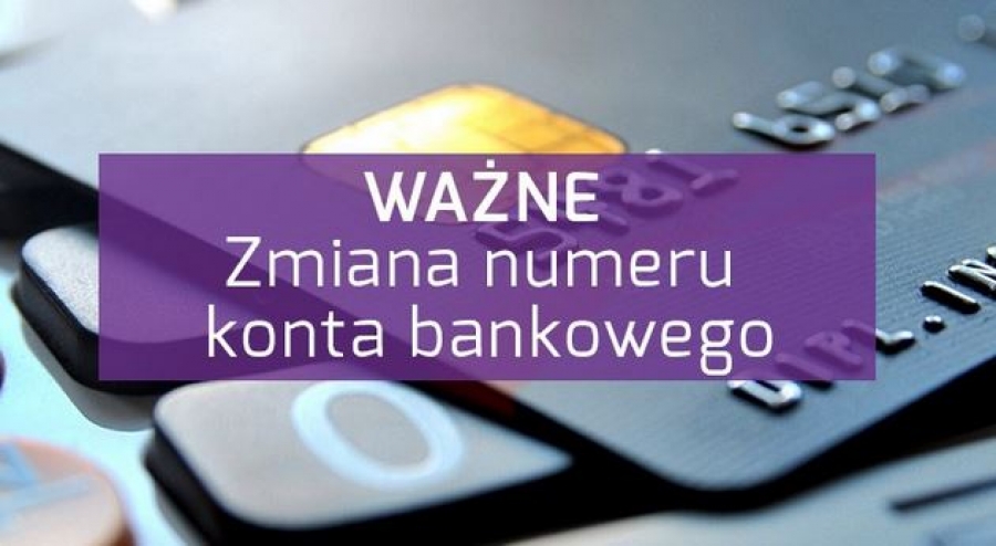 Zmiana konta bankowego